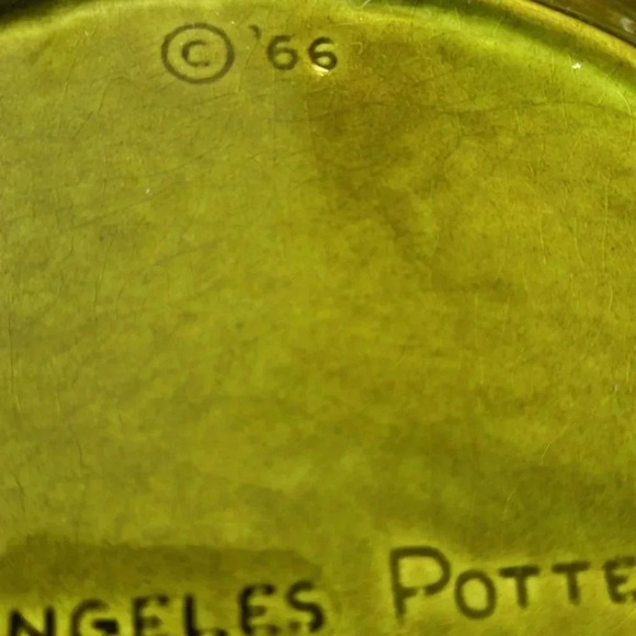 Los Angeles Potteries retro chip and dip bowl - Picture 4 of 6